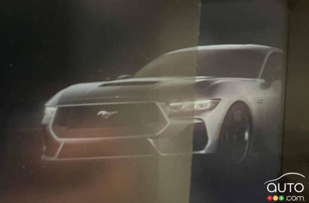 An image of the next Ford Mustang appears on Facebook