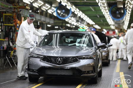 La production de l’Acura Integra 2023 est lancée