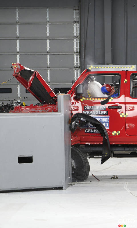 Jeep Wrangler Fails IIHS Crash Test, Again