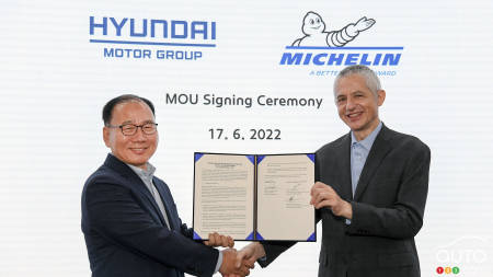 Un partenariat prolongé entre Hyundai et Michelin