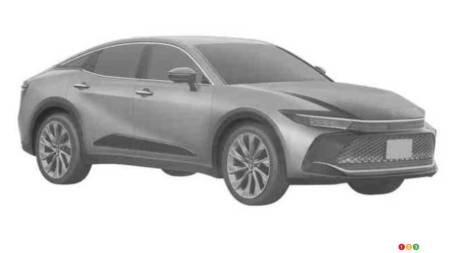 Patent Images Show Toyota Crown, Shaped as a Fastback Sedan/Crossover