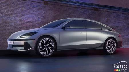 Hyundai dévoile la berline électrique Ioniq 6 en images