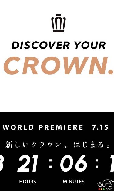 Toyota Will Unveil Crown Sedan-Crossover on July 15