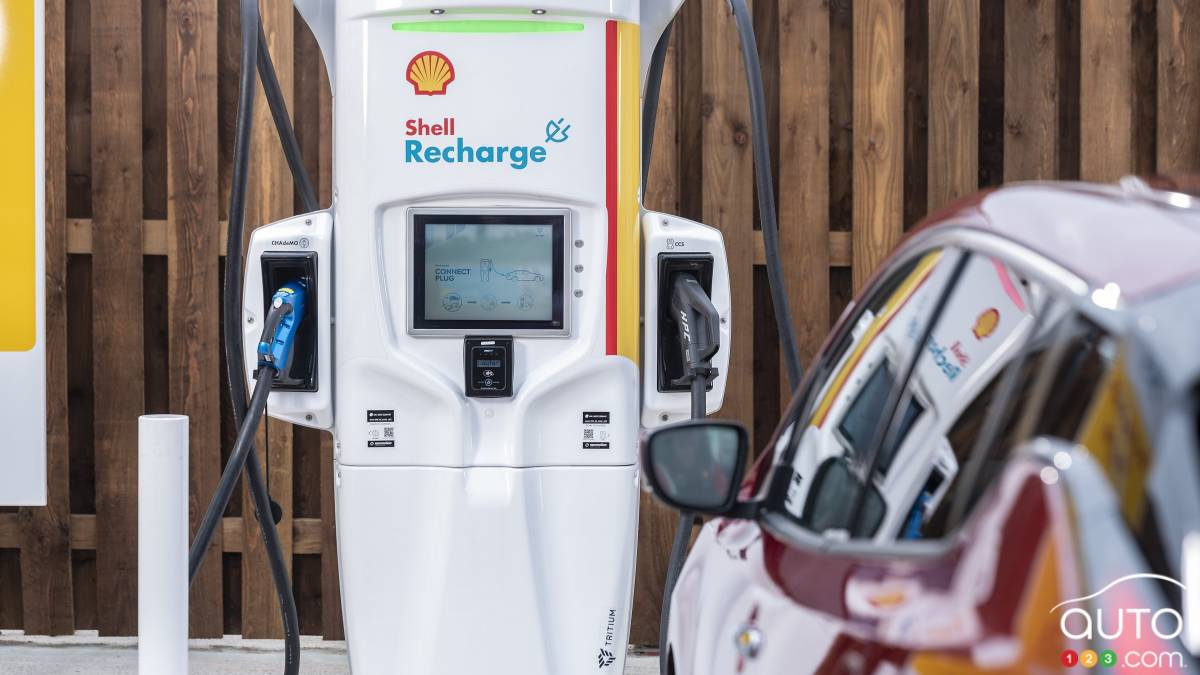 Shell va ajouter 79 bornes rapides dans ses stations au pays