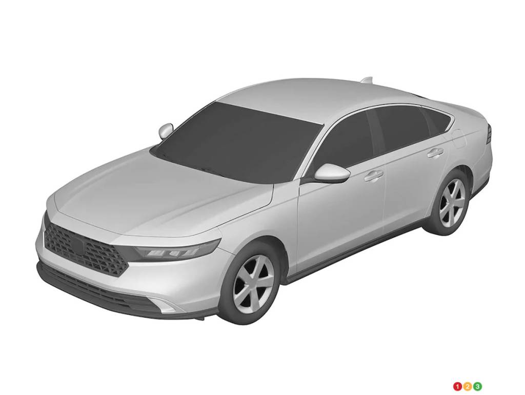La future Honda Accord 2024 (image de brevet)