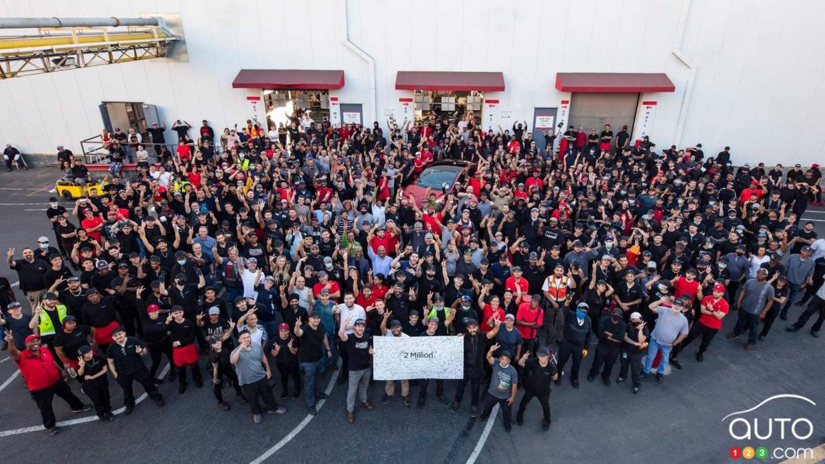 Tesla Produces Two Millionth Vehicle at Fremont, California Plant