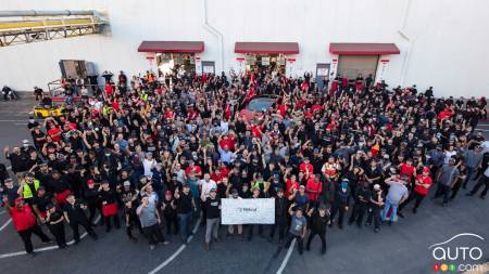 Tesla produit son deux millionième véhicule en Californie