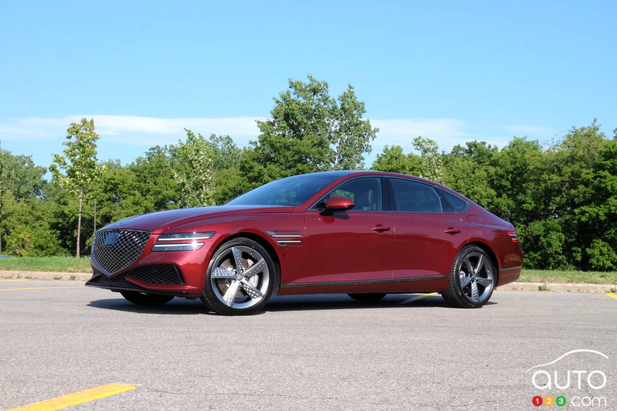 Essai de la Genesis G80 Sport 2022 : la plus germanique des berlines coréennes