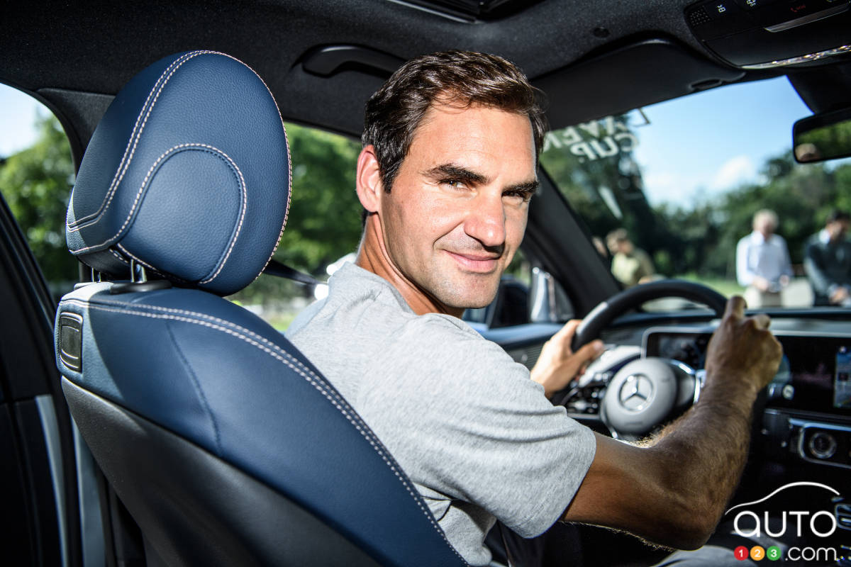 Roger Federer et ses voitures