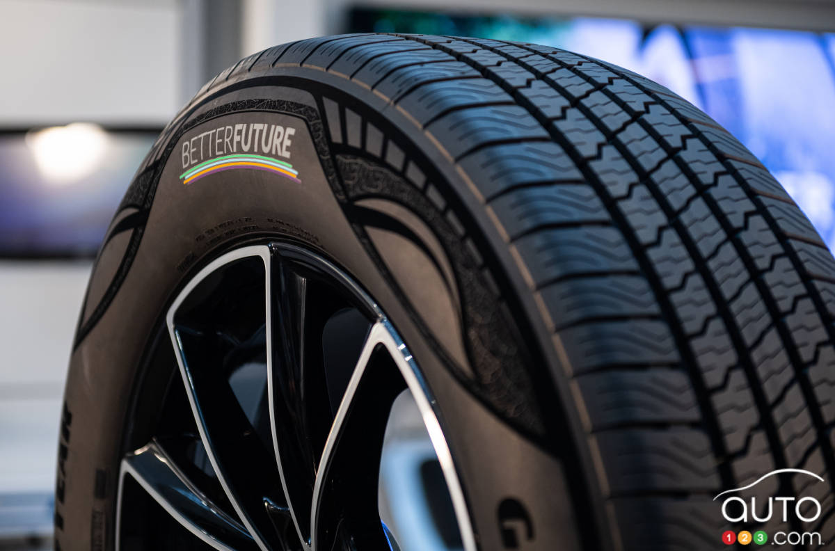 Goodyear présente un pneu composé à 90 % de matériaux durables