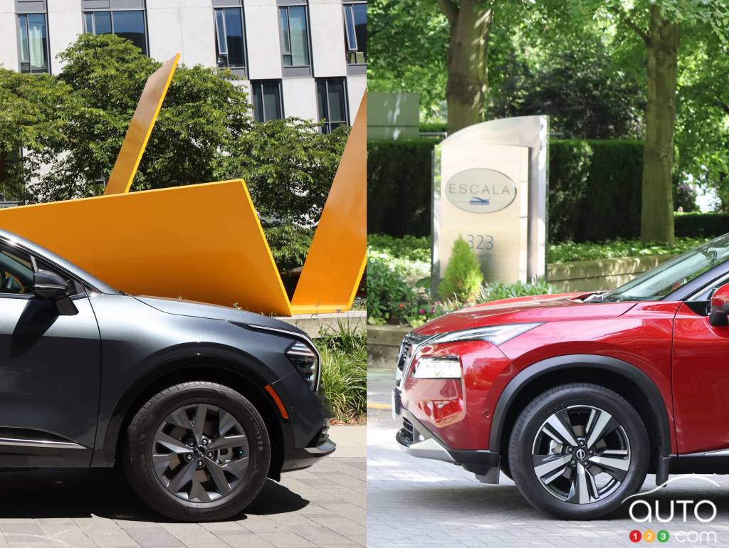 2022 Nissan Rogue vs 2022 Kia Sportage HEV