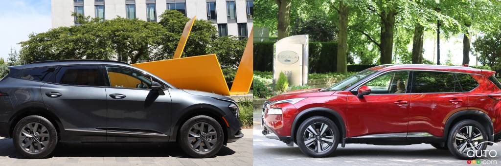 Comparison: 2022 Nissan Rogue vs 2022 Kia Sportage HEV