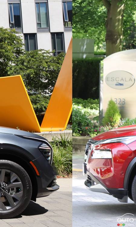 Comparison: 2022 Nissan Rogue vs 2022 Kia Sportage HEV