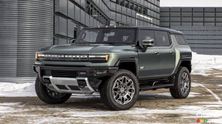 Production of the GMC Hummer EV SUV Is Underway