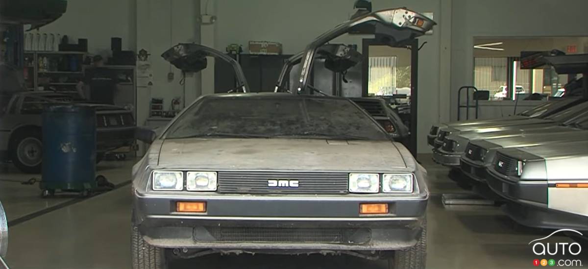 Une DeLorean de moins de 1600 km trouvée dans une grange