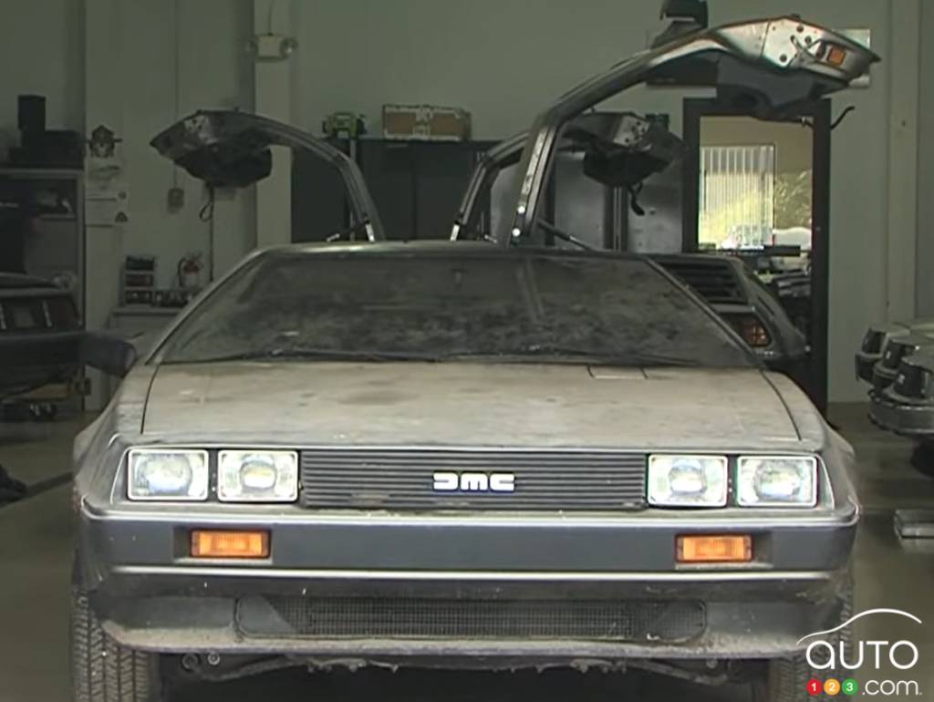The rediscovered DeLorean with only 977 miles on it