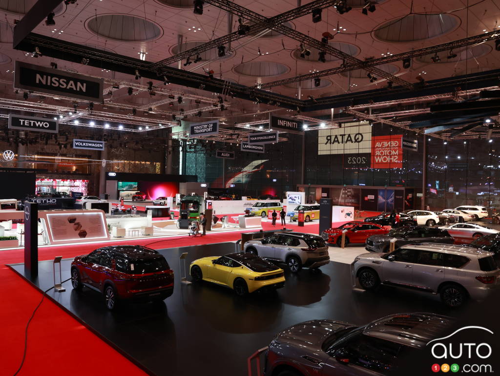 Salon de l’auto de Genève 2023, qui eu lieu au Qatar