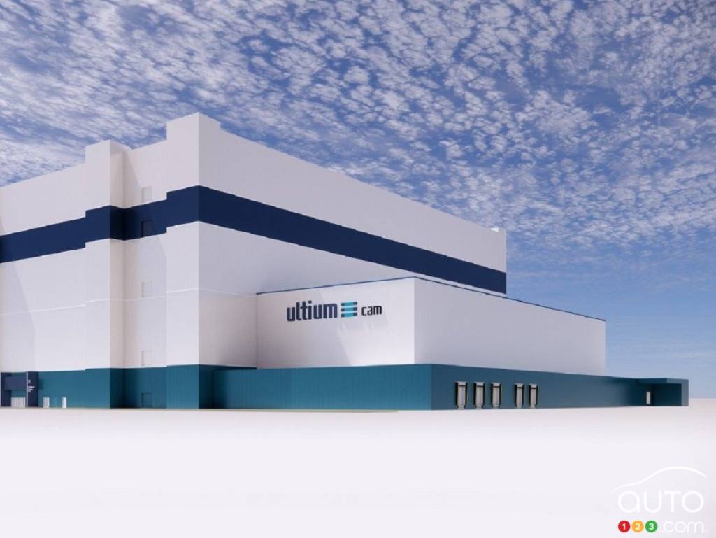 General Motors' future Ultium CAM plant in Quebec