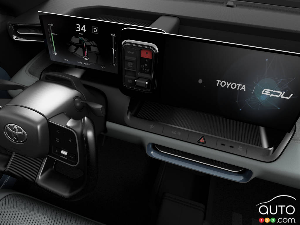 Tableau de bord du concept Toyota EPU