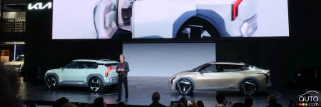 Los Angeles 2023: Kia EV3 and EV4 Concepts get North American Premiere