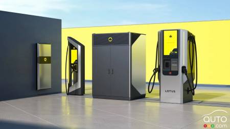 Lotus Launches 450-kW Super-Fast Charger for EVs
