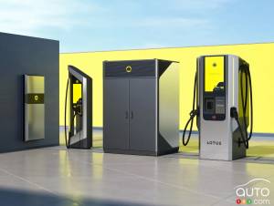 Lotus Launches 450-kW Super-Fast Charger for EVs