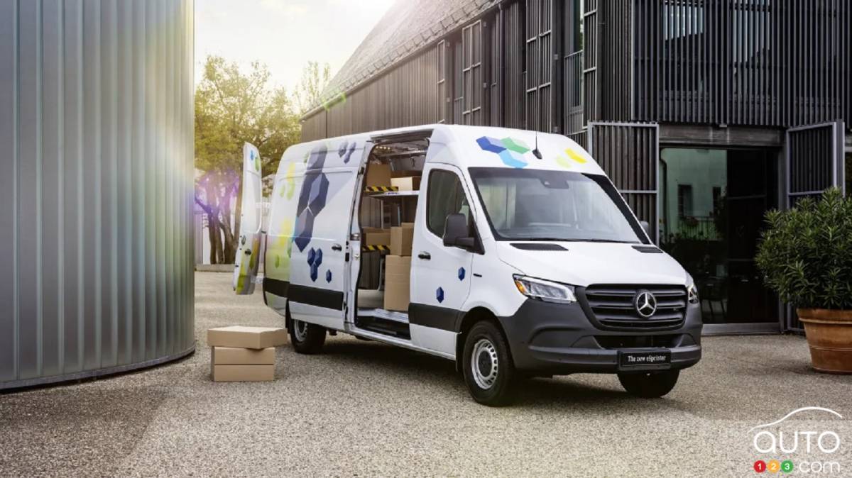 Mercedes-Benz eSprinter : le fourgon électrique sera offert en Amérique du Nord