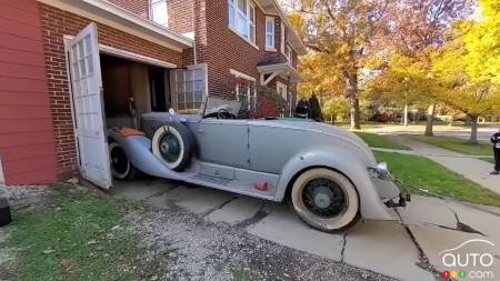 Une Duesenberg 1931 retrouvée dans un garage après 55 ans