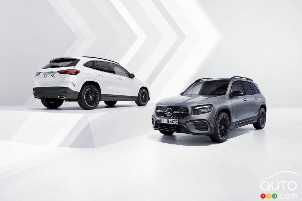 Les Mercedes-Benz GLA 2024 et GLB 2024 présentés