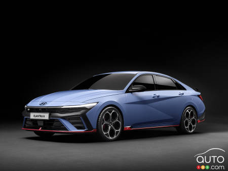 La Hyundai Elantra N 2024 montre son nouveau visage