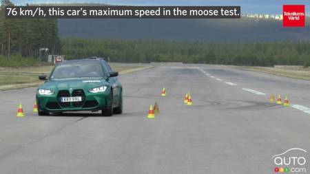 Test de l’orignal : un jeu d’enfant pour la BMW M3 Compétition