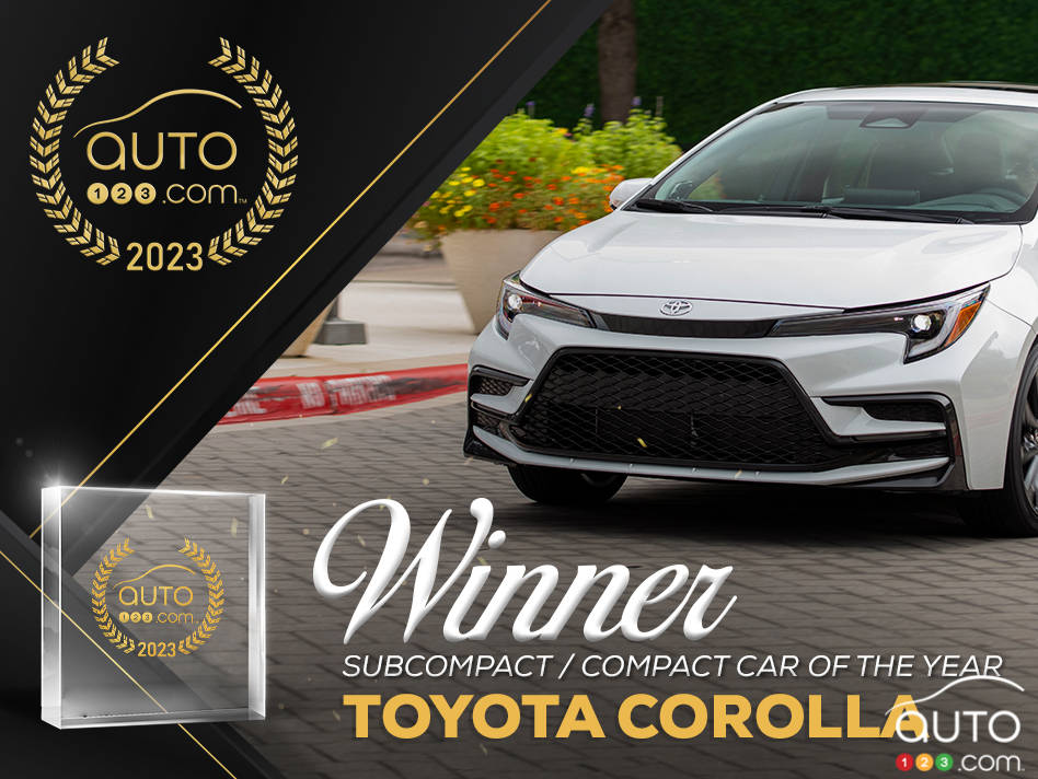Auto123 Award Winner, Toyota Corolla