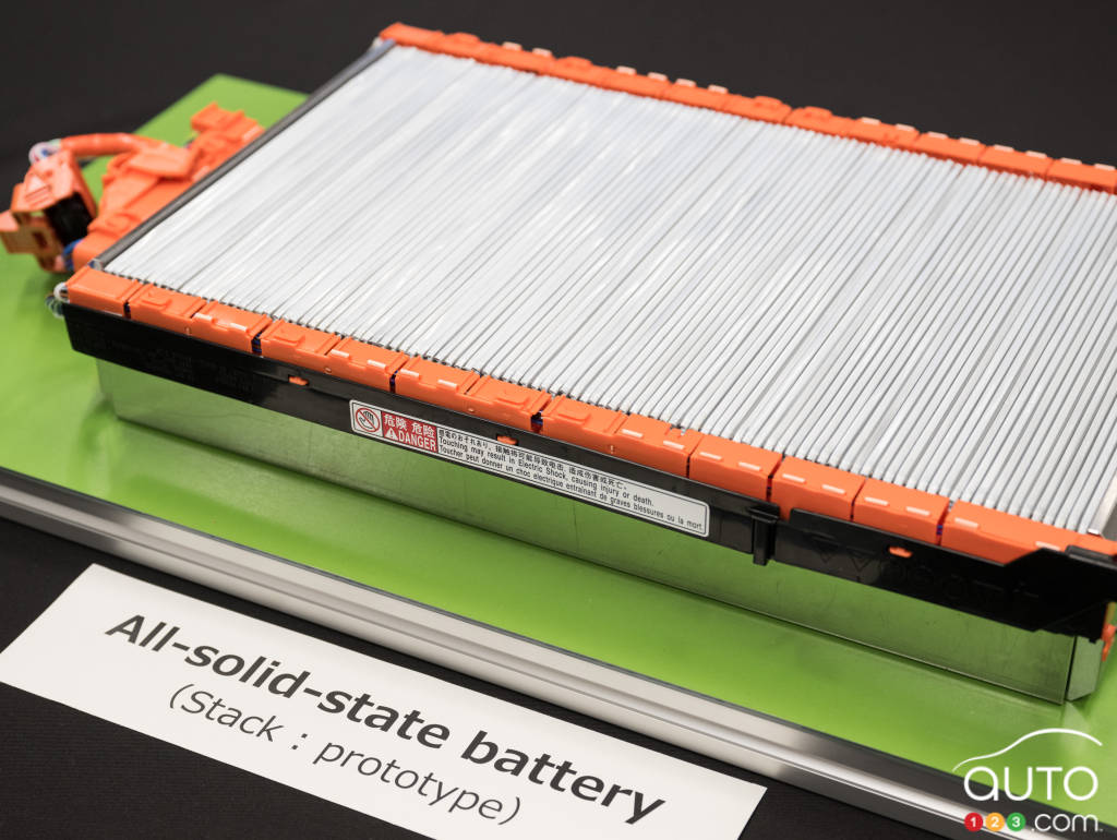 Toyota's solid-state battery in development