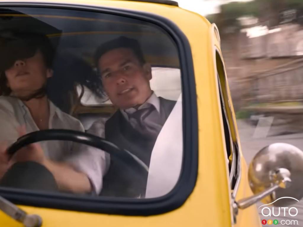 The Fiat 500 scaring Tom Cruise in Mission: Impossible - Dead Reckoning Part One
