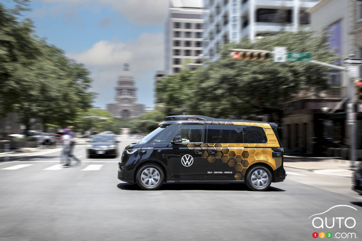 Volkswagen Is Testing Self-Driving ID. Buzz EVs in Texas