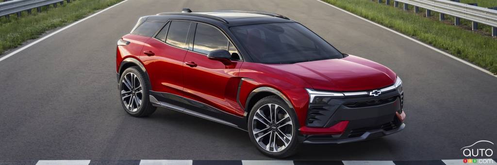 CHEVROLET BLAZER EV 2024 : LES DÉBUTS DE LA VERSION SS REPOUSSÉE AU PRINTEMPS 2024 Chevrolet-Blazer-ev-2024-rougefr