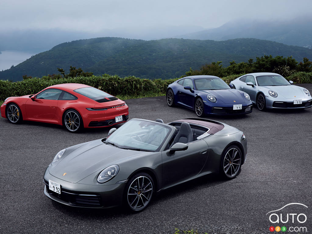 Les variantes de la Porsche 911 2022
