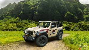 Un ensemble Jurassic Park pour le Jeep Wrangler