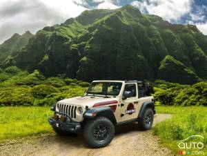Un ensemble Jurassic Park pour le Jeep Wrangler