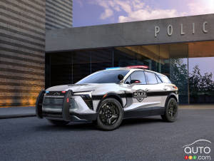 Chevrolet dévoile son Blazer EV pour la police