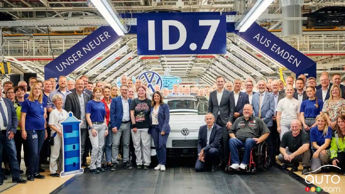 Volkswagen ID.7 2025 : production lancée en Allemagne