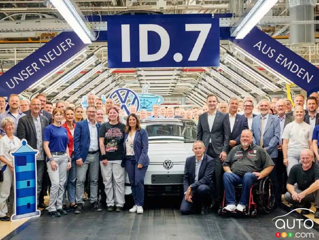 La production de la Volkswagen ID.7 2025 est en marche