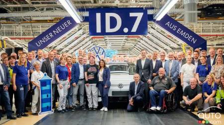 Volkswagen ID.7 2025 : production lancée en Allemagne
