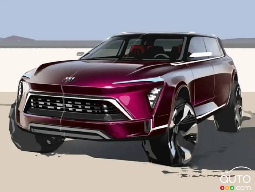 New Buick concept design sketch