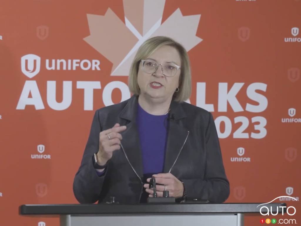 Unifor's Lana Payne