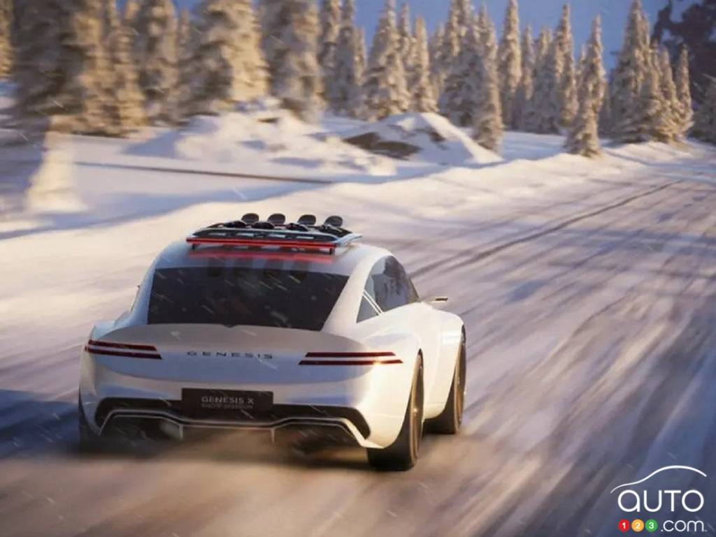 The new Genesis X Snow Speedium concept