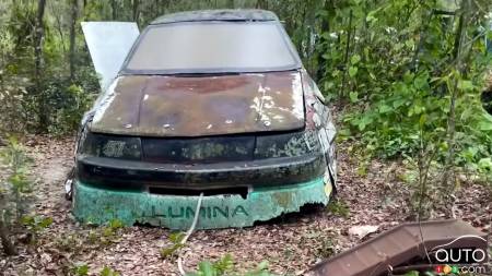Days of Thunder Cars Found Abandoned in Woods