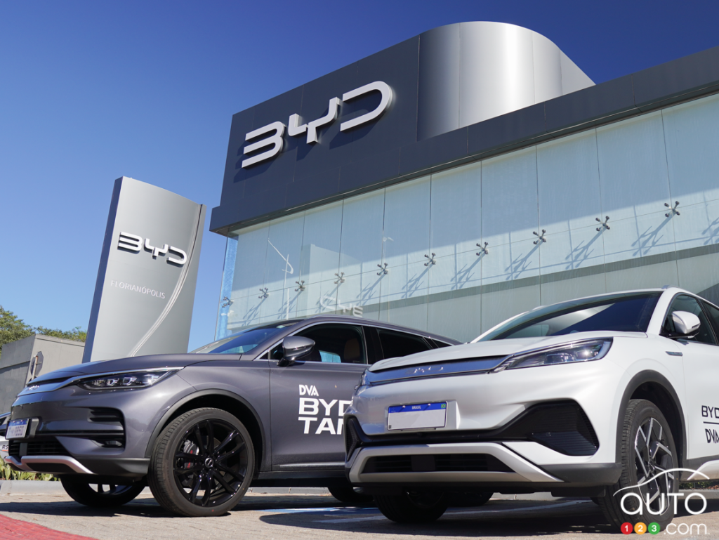 BYD electric vehicles