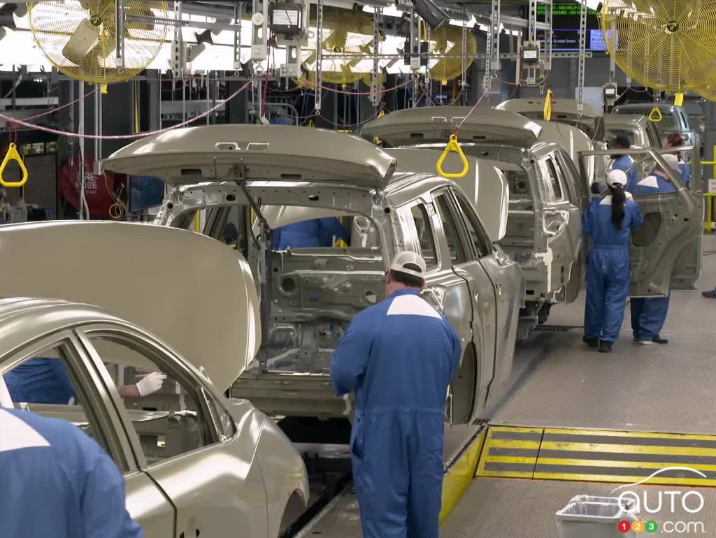 Dans l'usine de Smyrna de Nissan, au Tennessee
