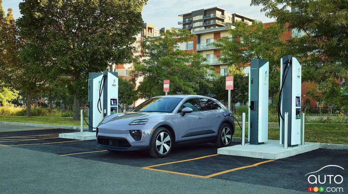 Macan EV Buyers Get Two Years Free Charging on Electrify Canada Network